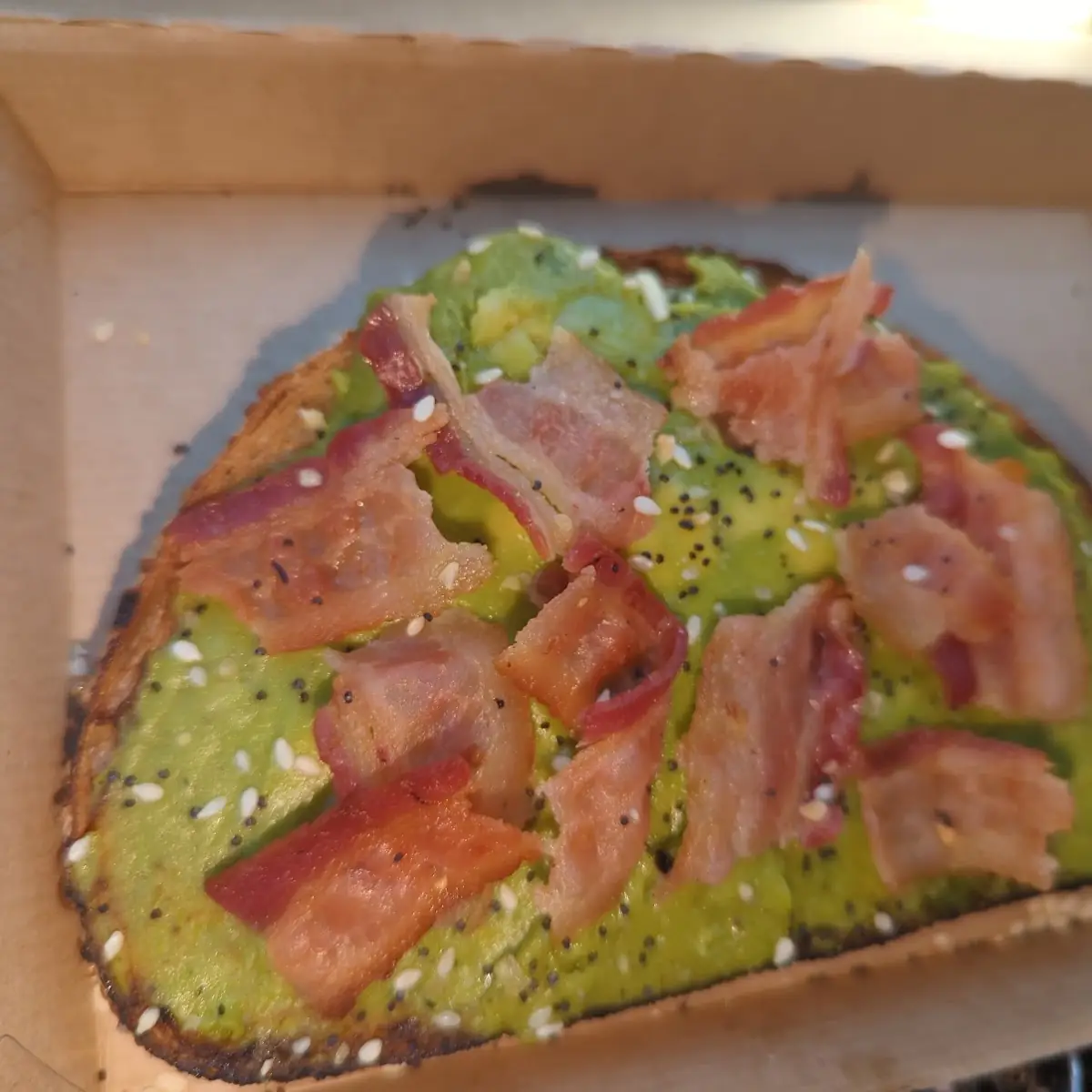 Avocado Toast with Bacon