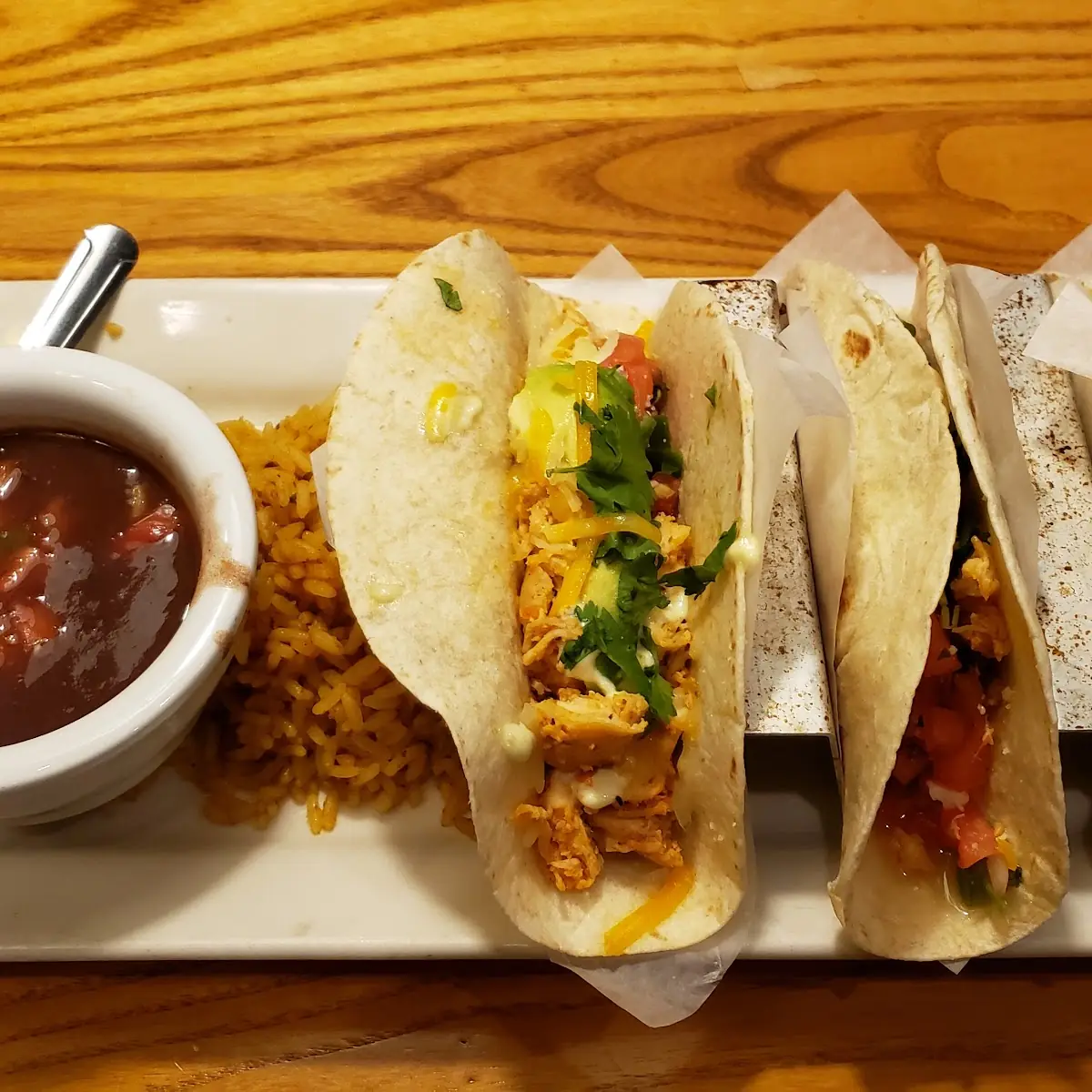 Ranchero Chicken Tacos