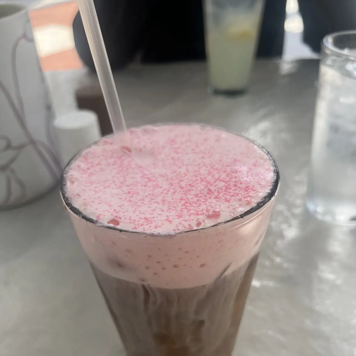 Strawberry Cold Foam Iced Coffee
