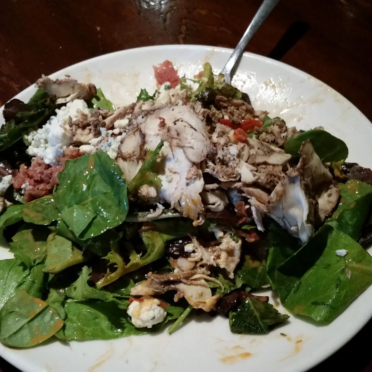 Chicken Bacon Blue Salad