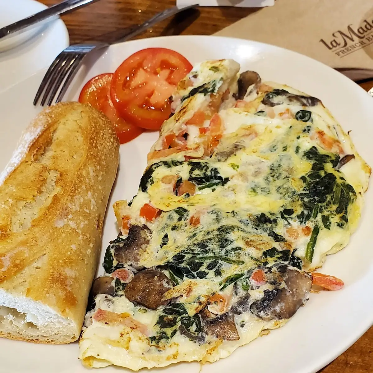 Egg White Veggie Omelette