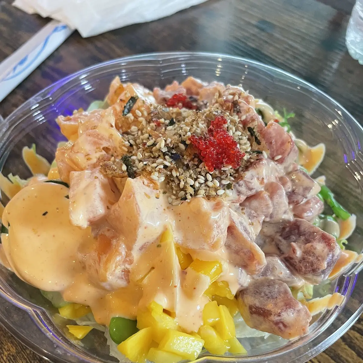 Salmon Tuna Poke Bowl