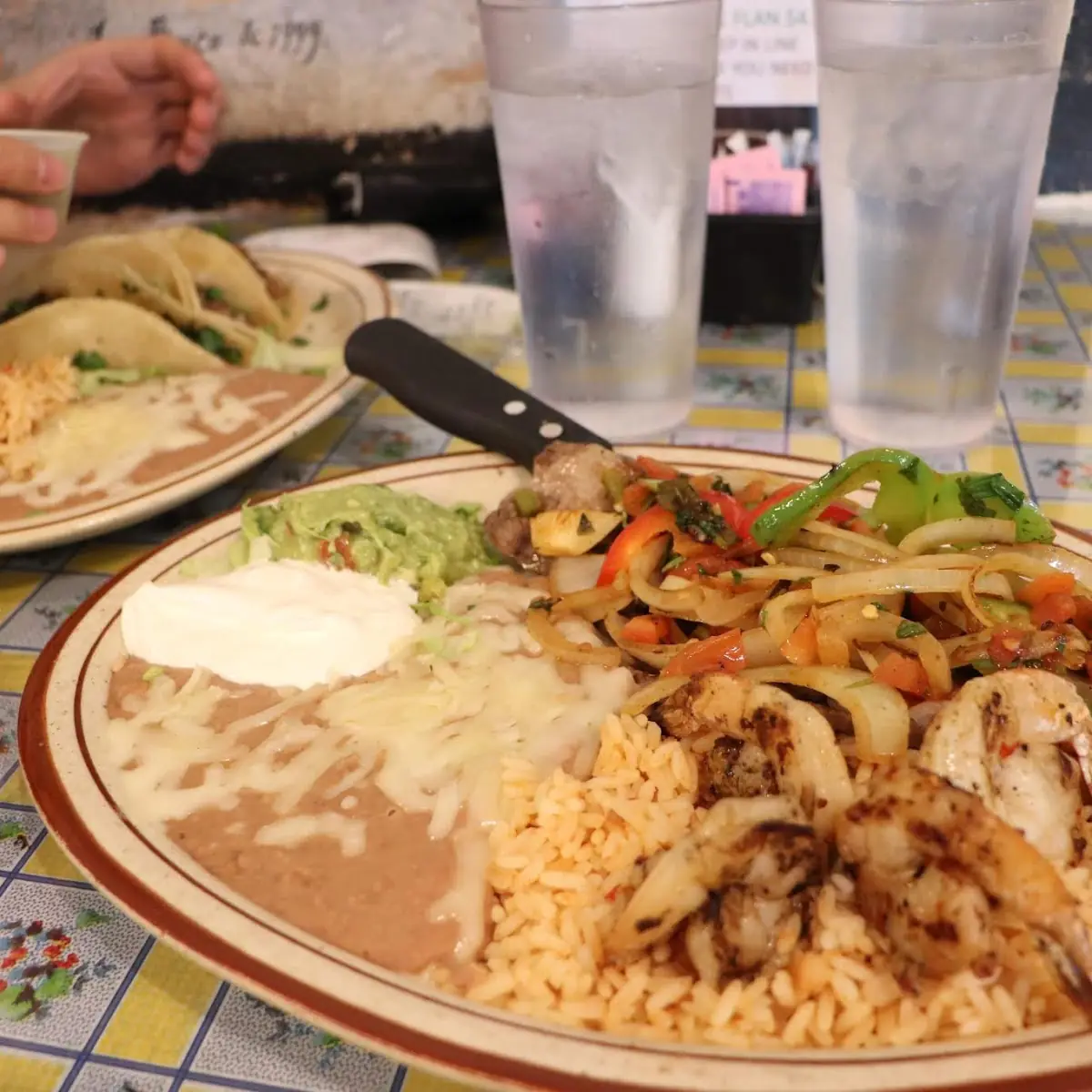 Taquitos Plate Rice & Beans
