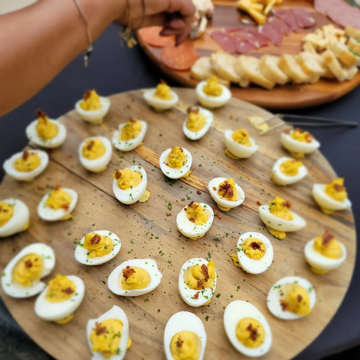 Blend Deviled Eggs