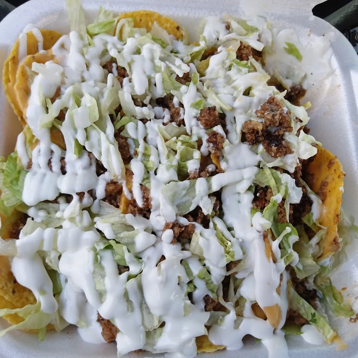 Nachos Beef Extra Sour Cream