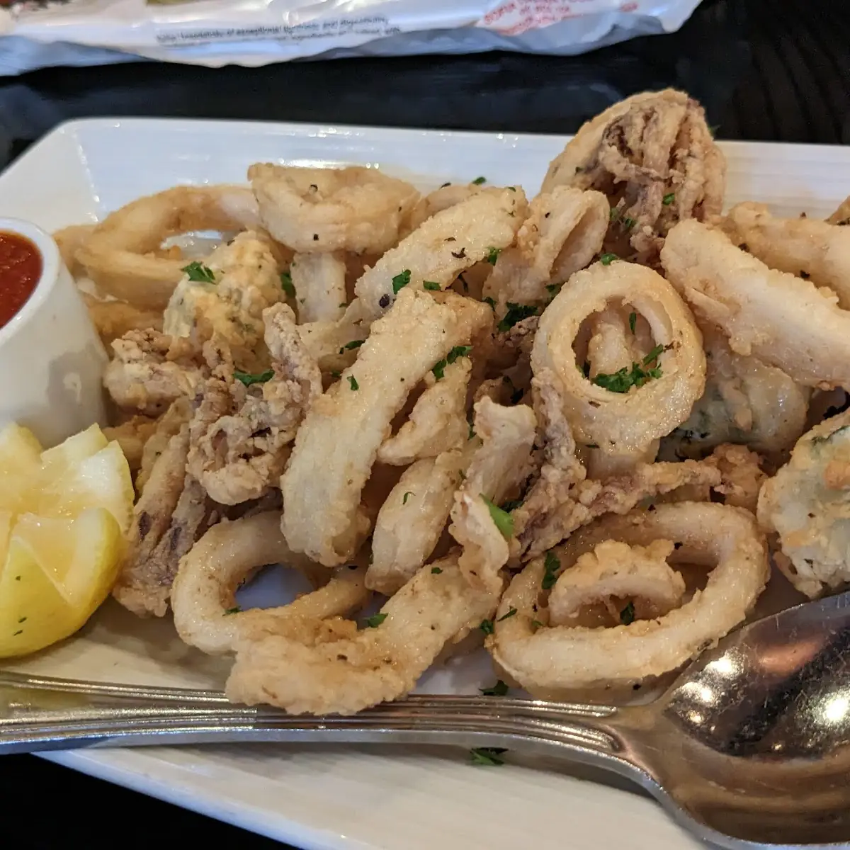Fried Calamari and Dipping Sauce
