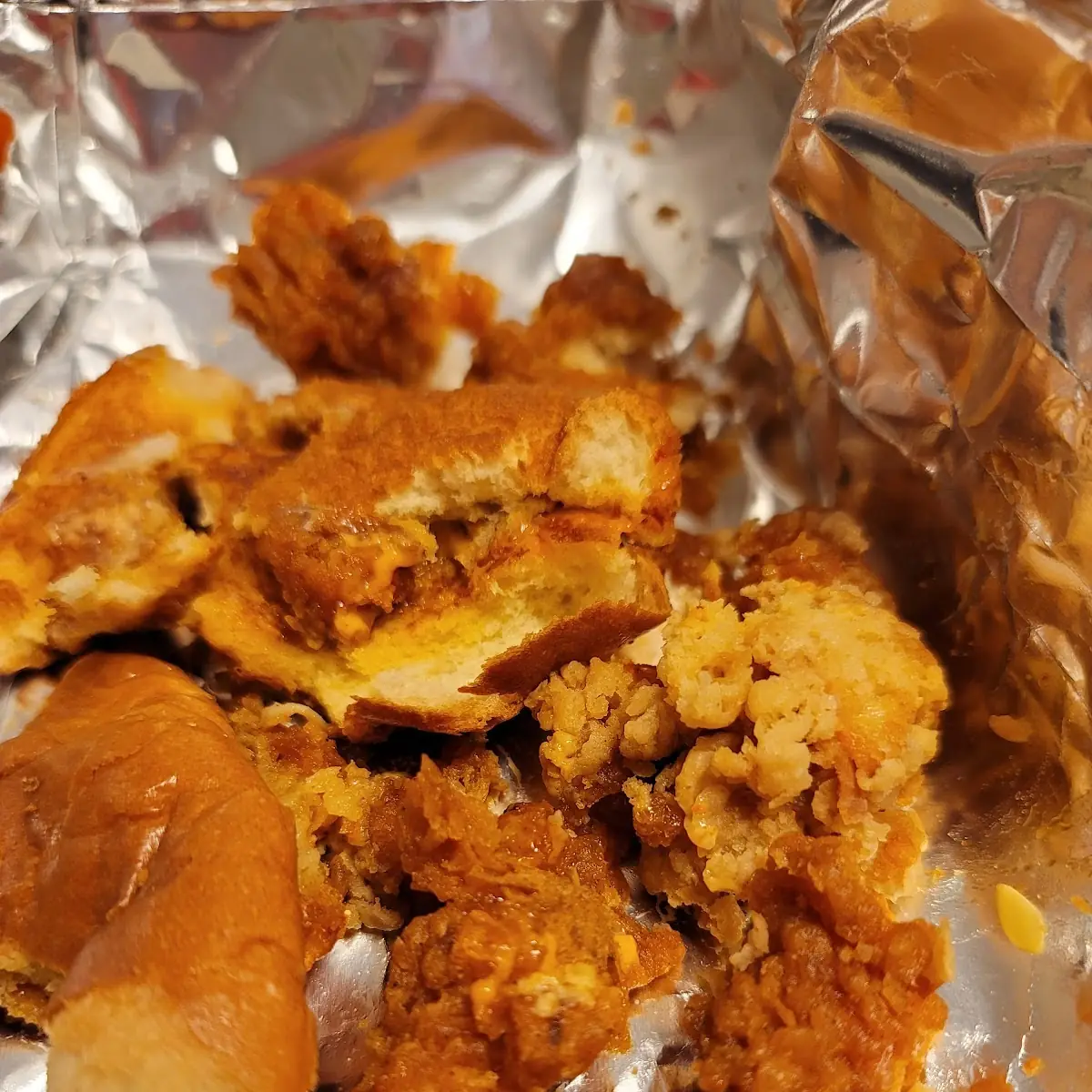 Horribly Fried Chicken Sandwich