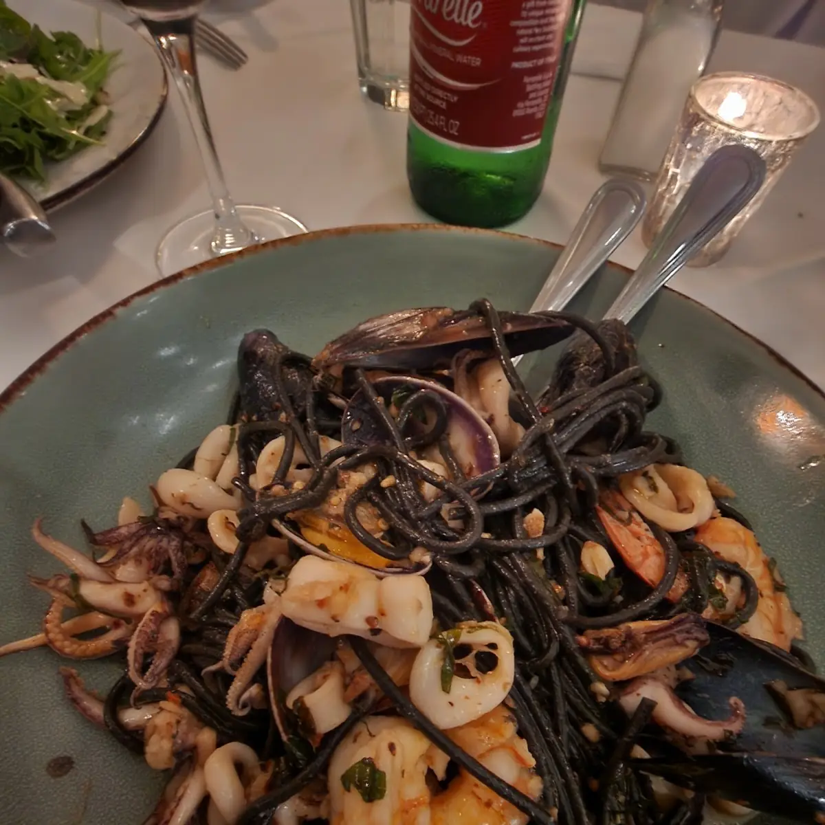 Squid Ink Pasta Bolognese