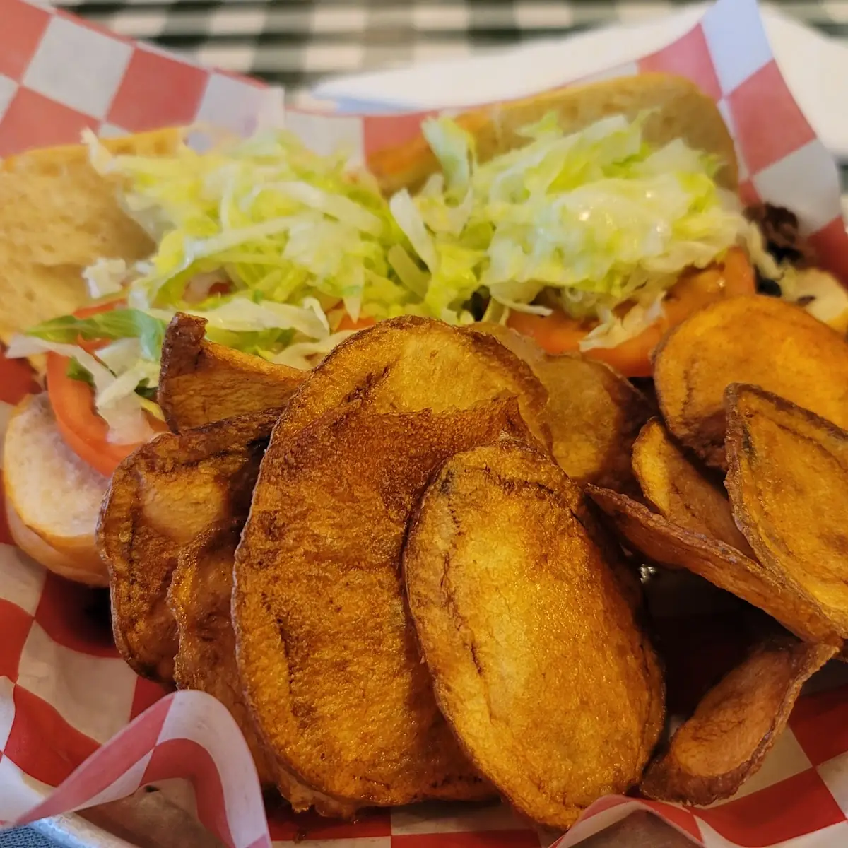 Philly Cheesesteak Sub & Homemade Chips