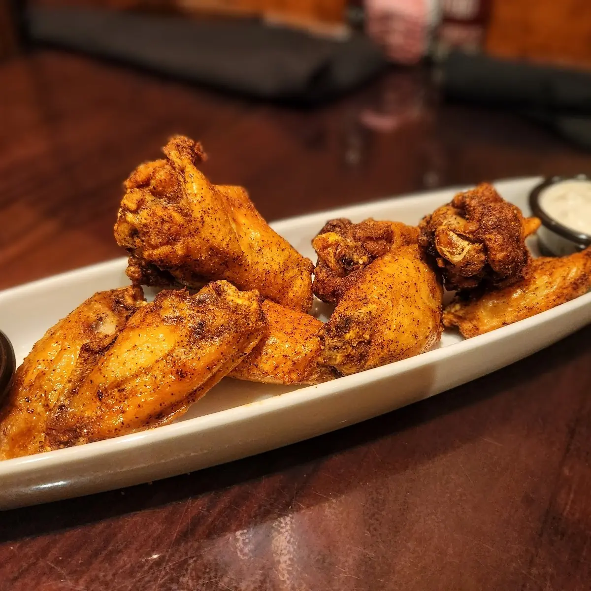 Spicy Chicken Bites with a Great Dipping Sauce