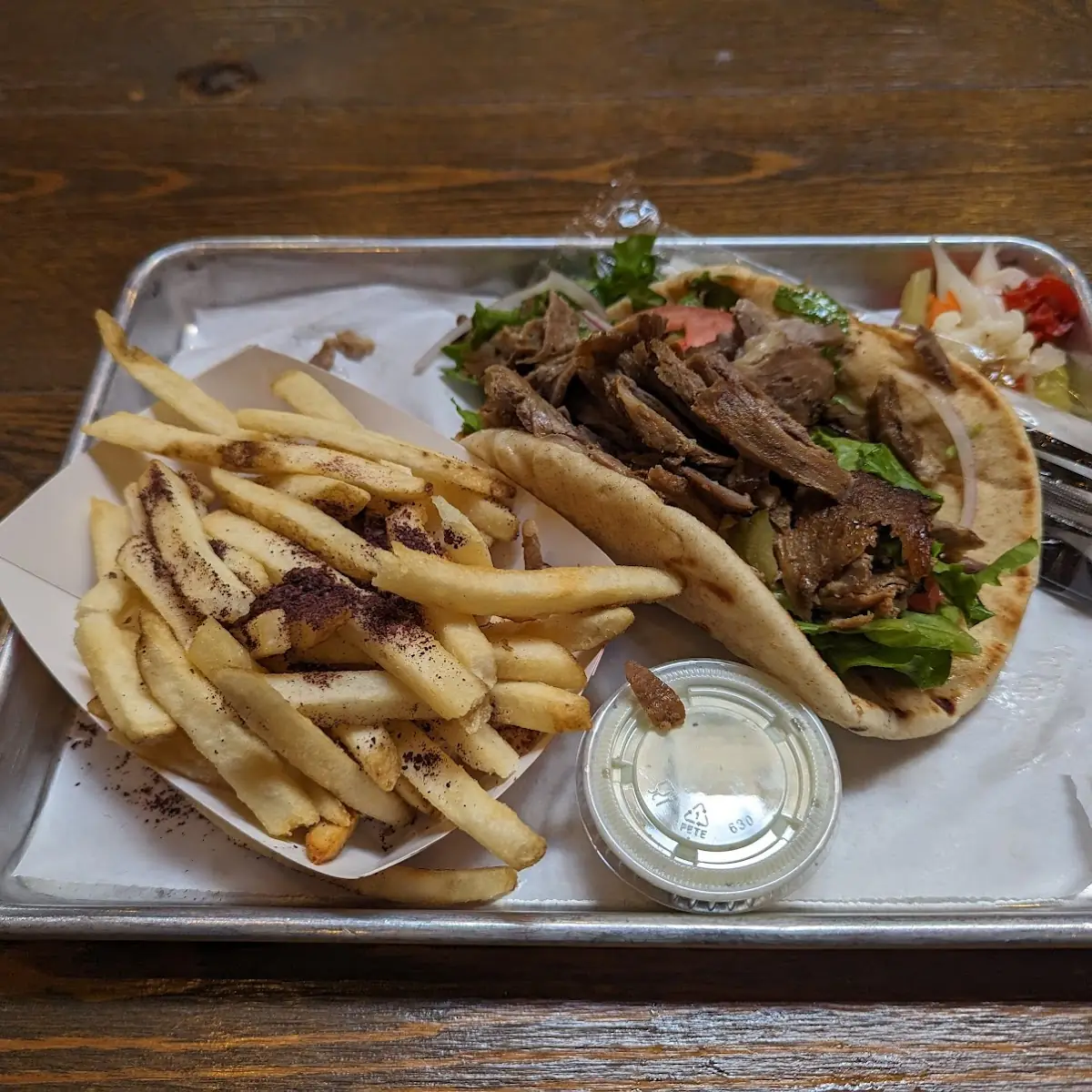 Meso Grill Lamb Gyro Sandwich