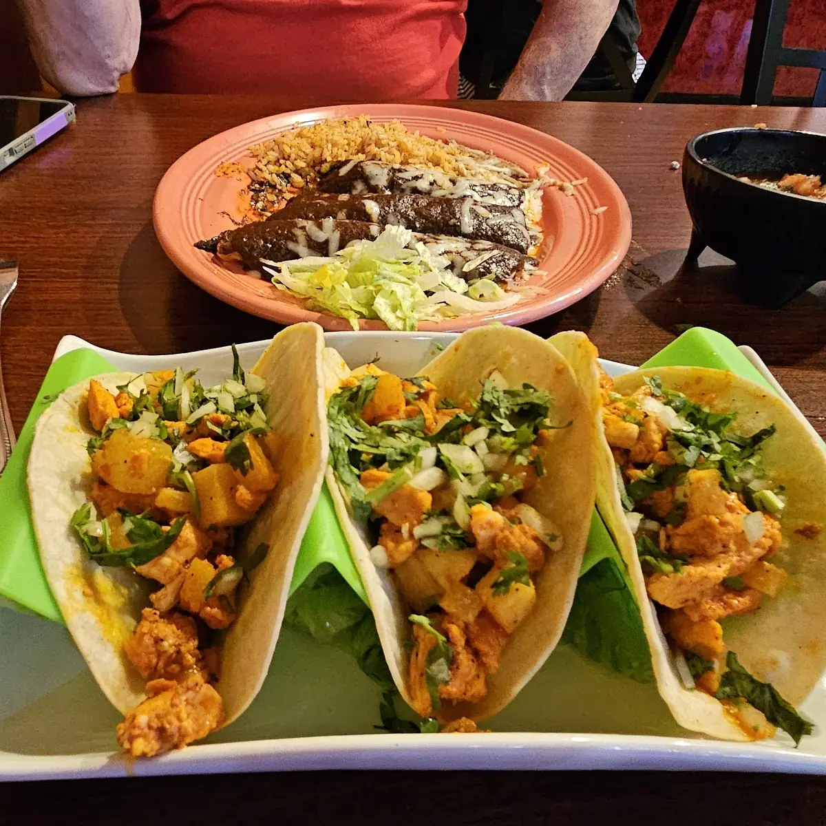 Enchilada and Crispy Taco - Lunch