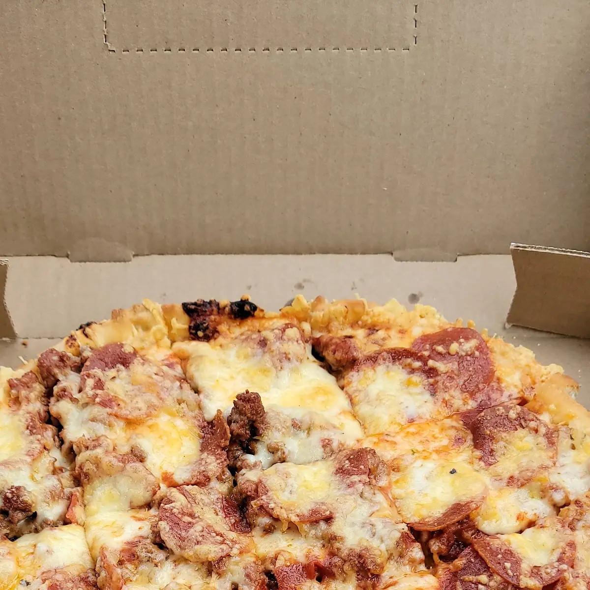 Pepperoni and Sausage Pizza