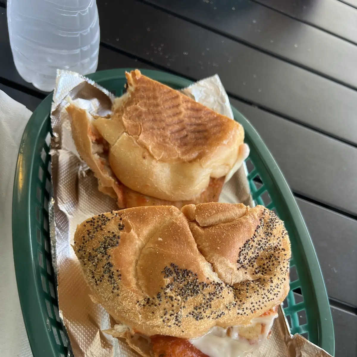 Chicken Parmesan on Kaiser Roll