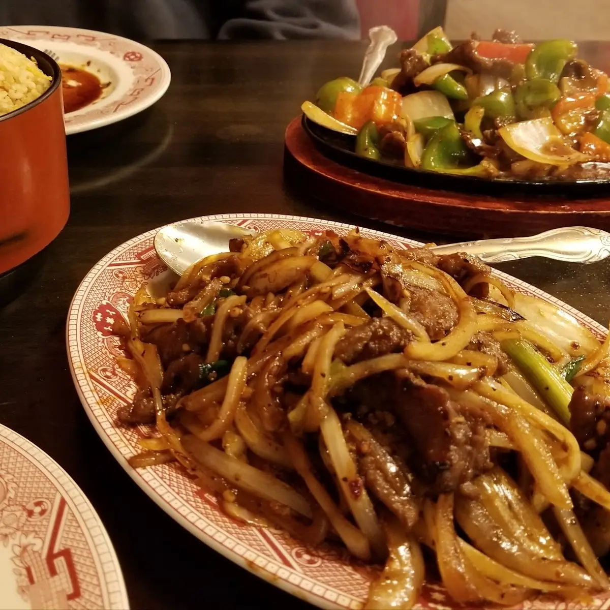 Mongolian Beef Sizzling Beef