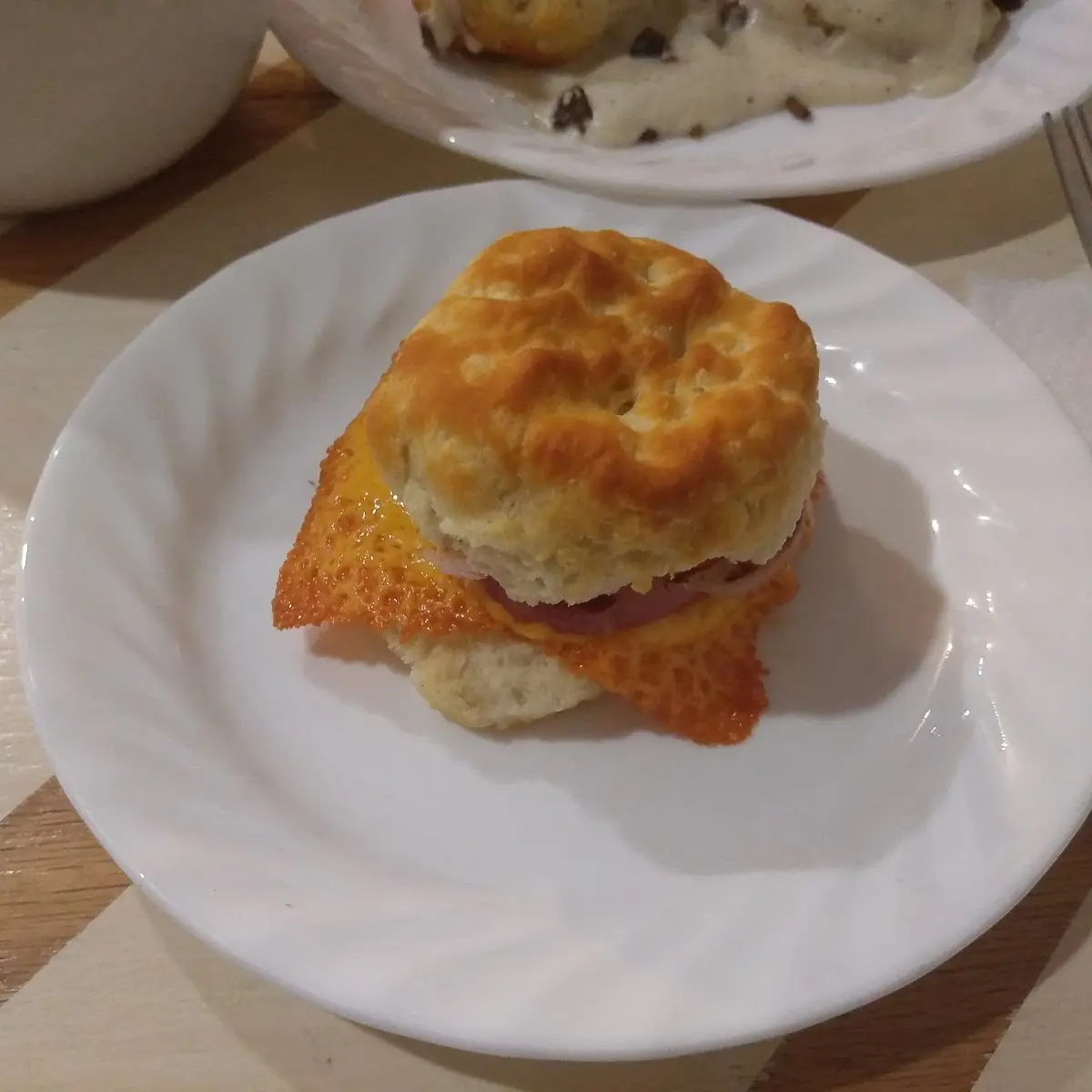 Sausage Biscuit with Cheese