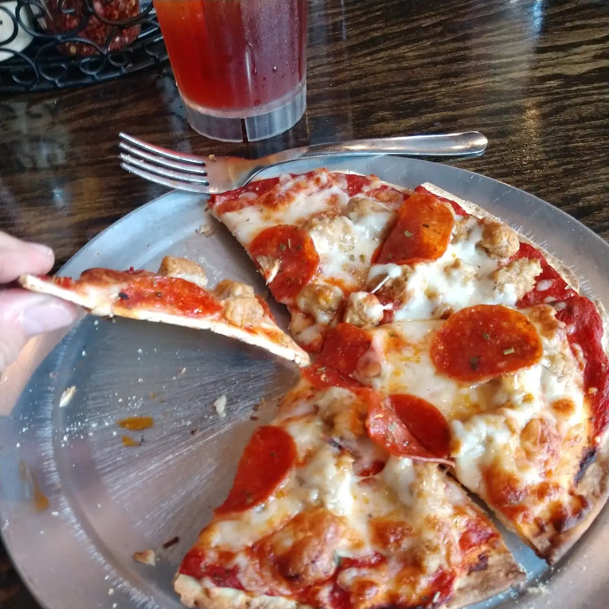 Sausage & Pepperoni Pizza