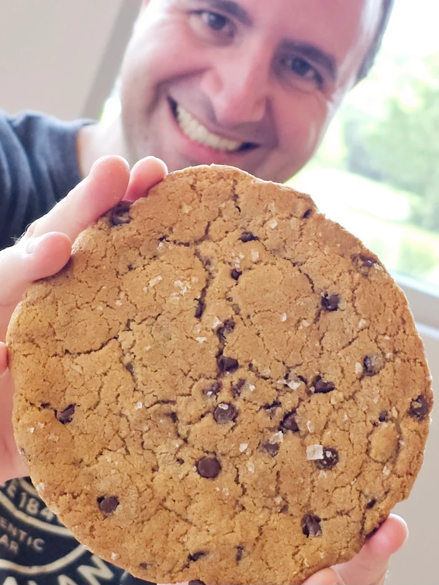 Chocolate Chip Cookie with Sea Salt