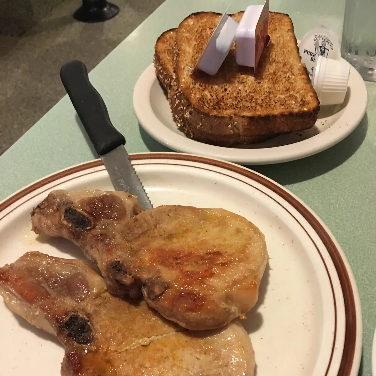 Pork Chop & Eggs