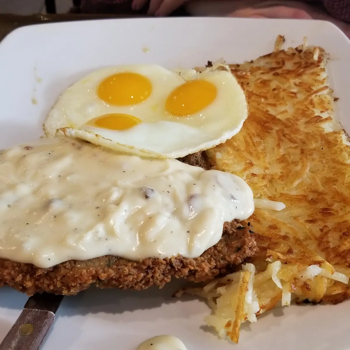 Chicken Fried Steak & Eggs