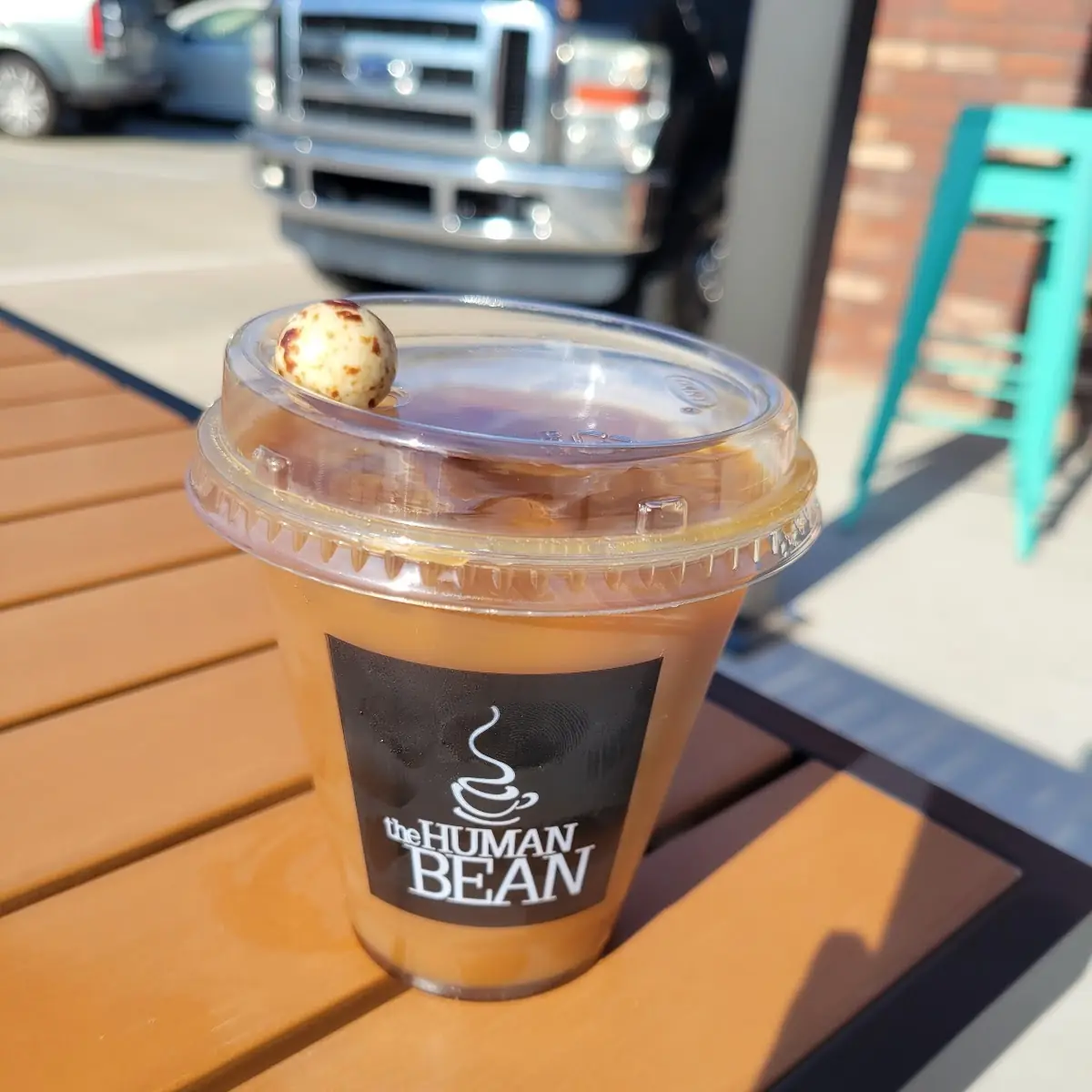 Small Iced Mocha with Oatmilk