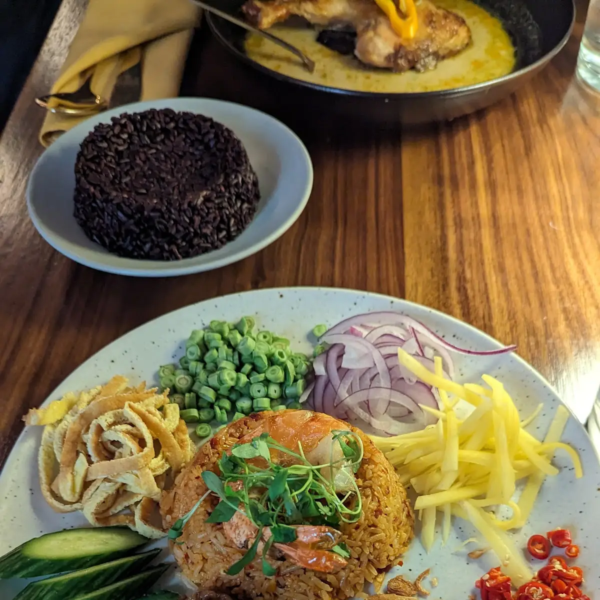 Shrimp Fried Rice with Toppings