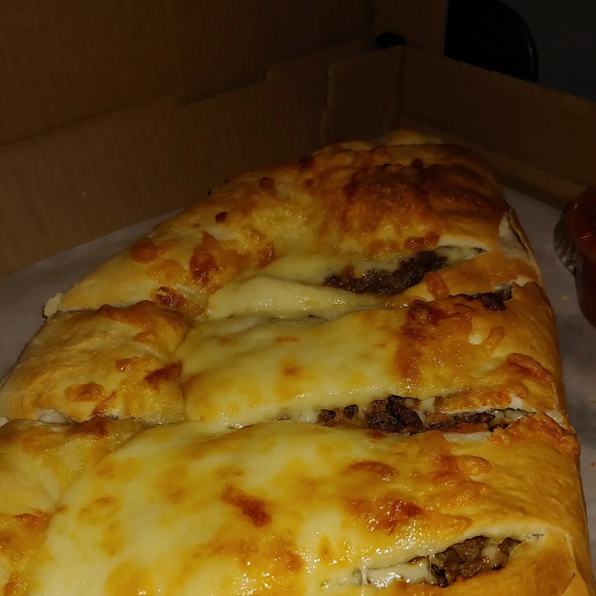 Steak and Cheese Calzone