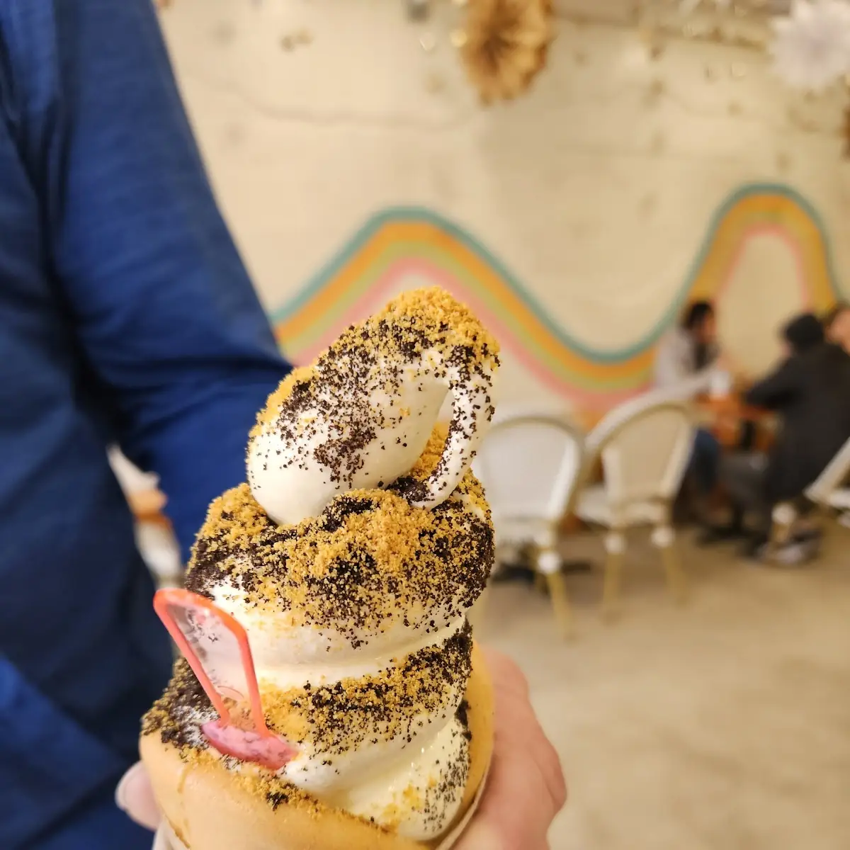 Vanilla with Oreo and Graham Cracker Dust