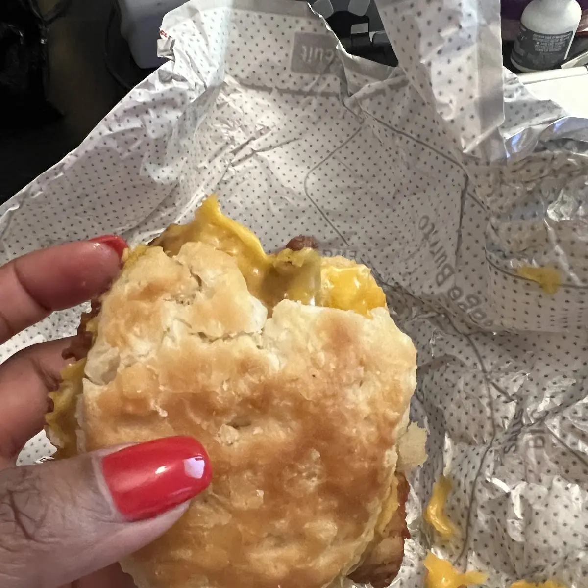 Heart Shaped Chicken Biscuit for Valentine’S Day