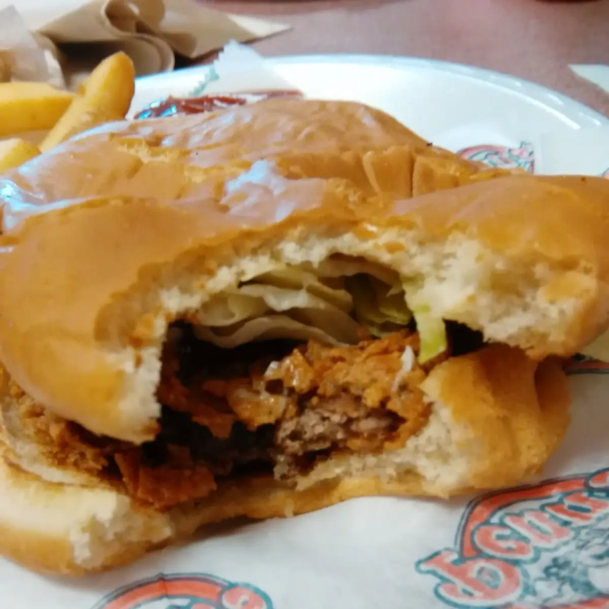 Deep Fried Burger