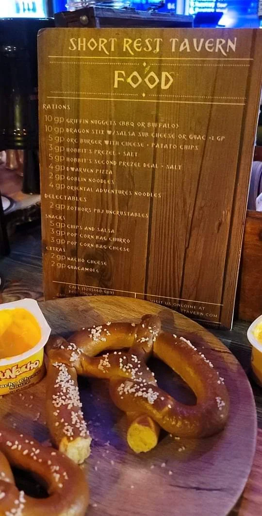 Hobbit's Pretzel w Nacho Cheese