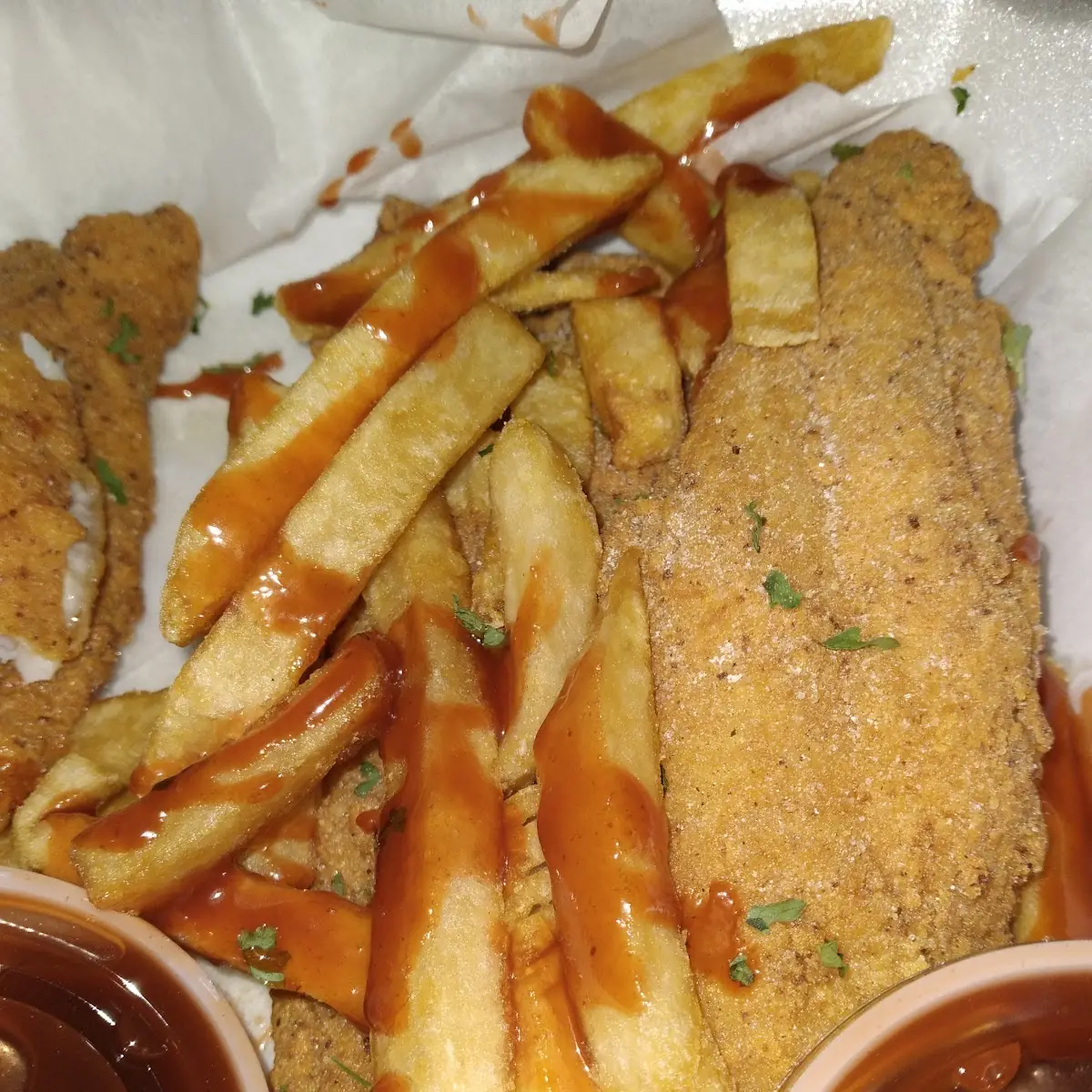 Catfish Fried Well Done