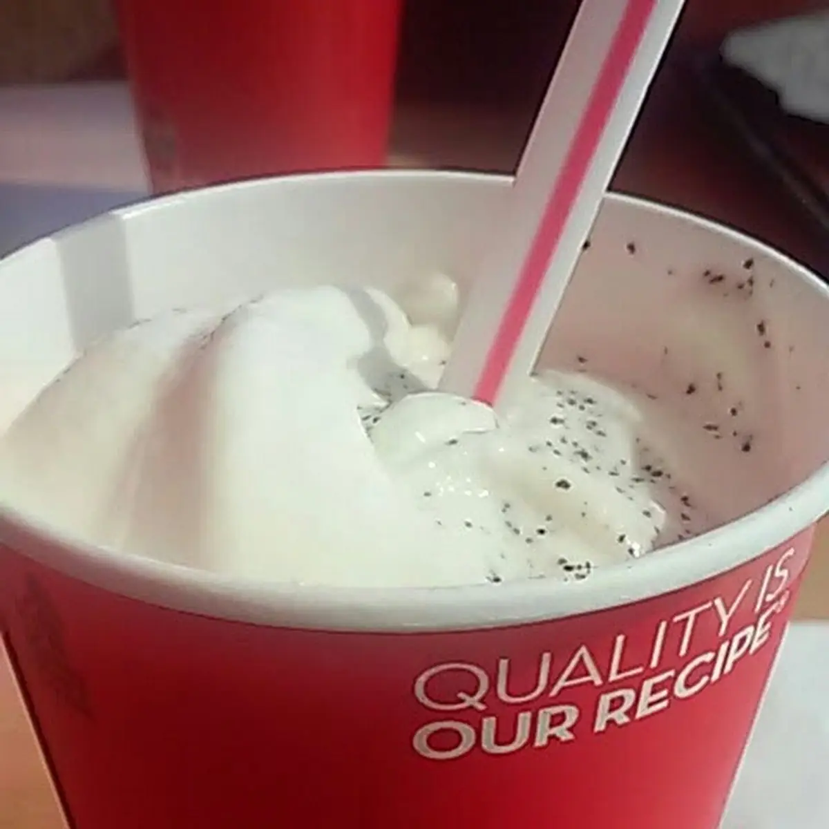 Vanilla Frosty with Pepper