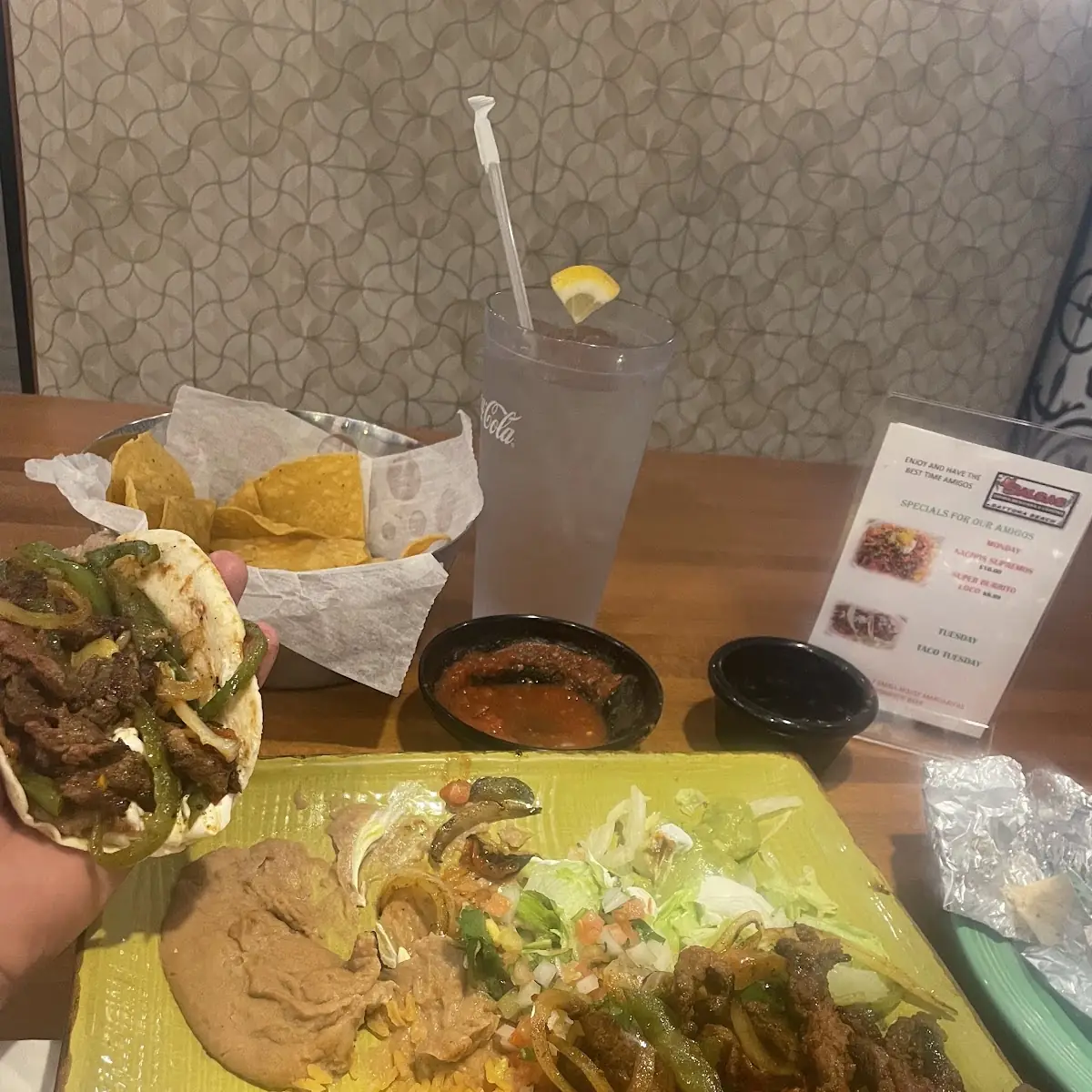 Steak Fajitas