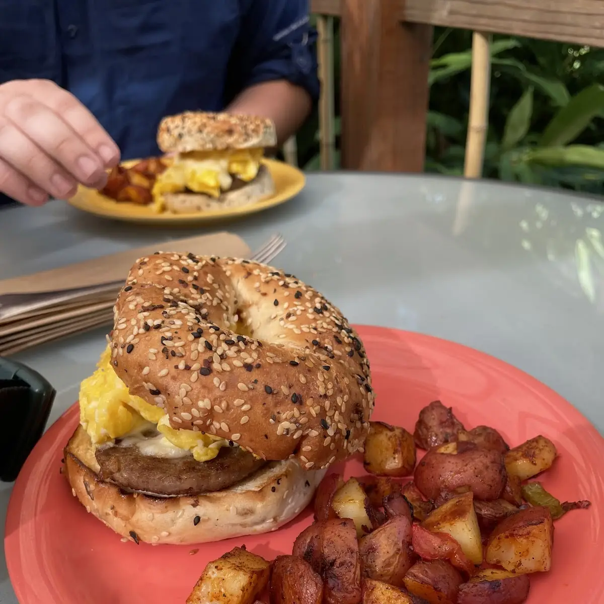 Sausage Egg and Cheese Bagel