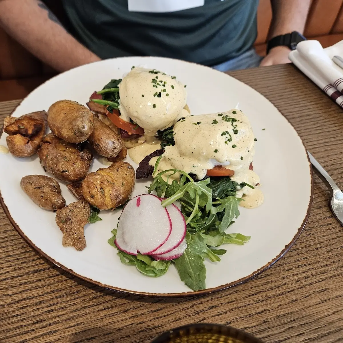 The Common Good Salmon Benedict