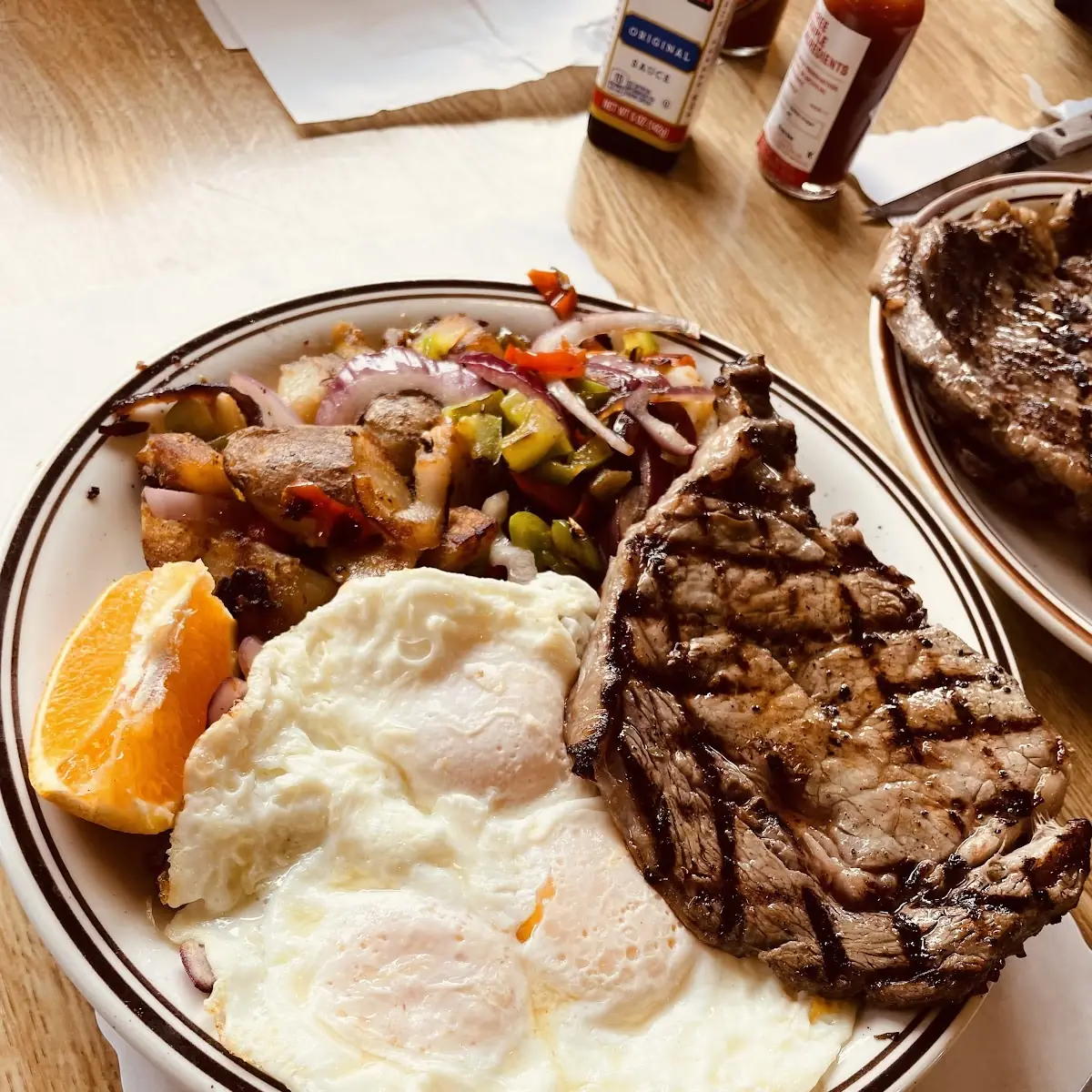 Rib Eye Steak & Eggs