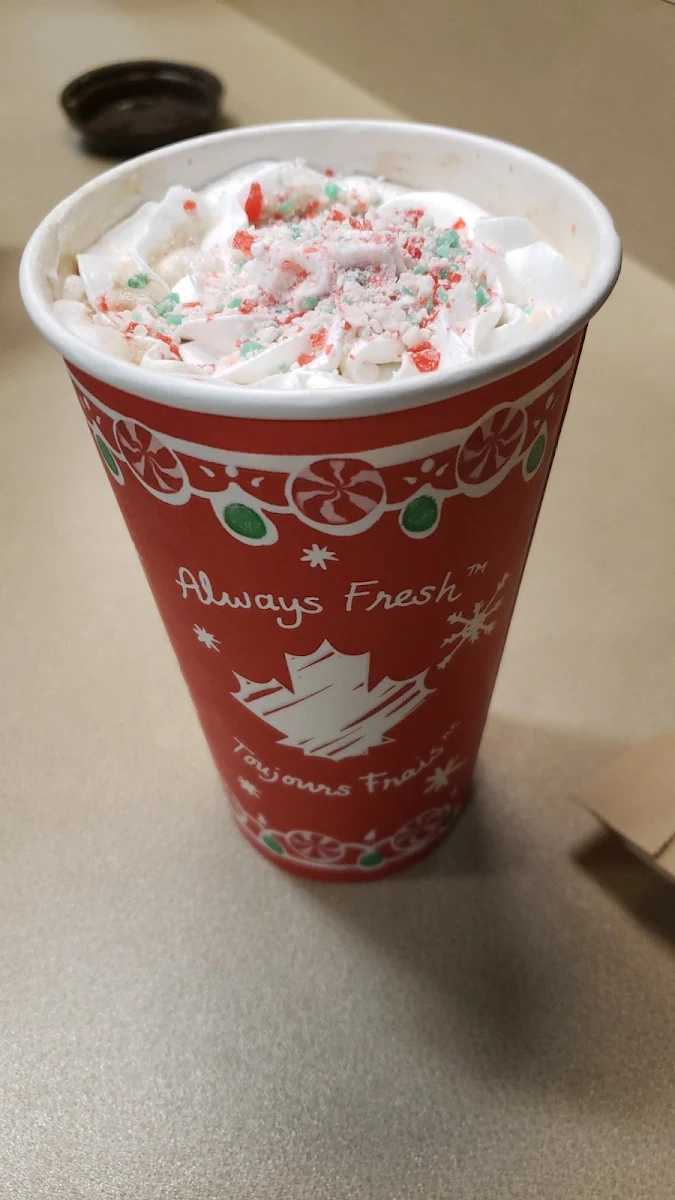 Candy Cane Hot Chocolate