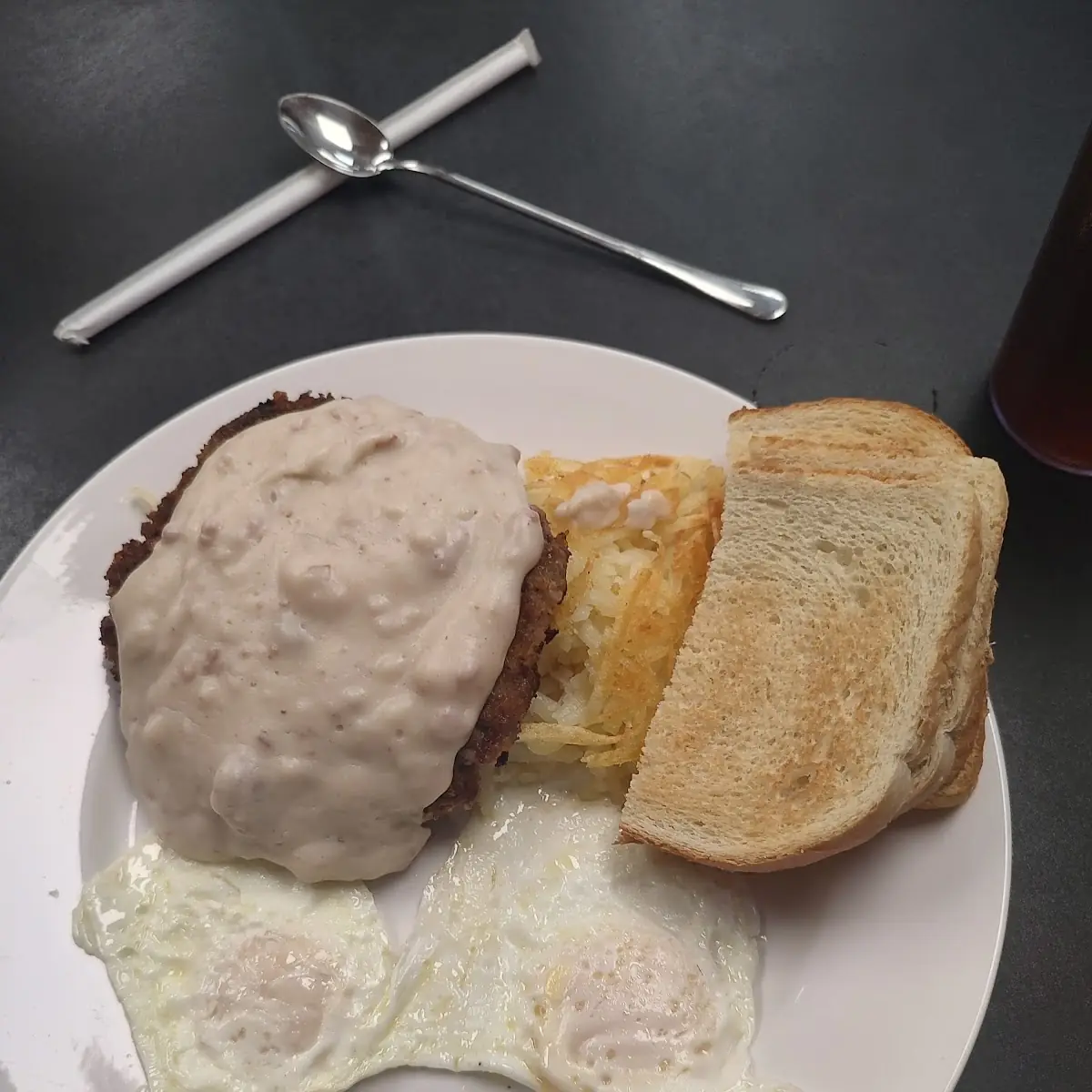 Chicken Fried Steak Breakfast