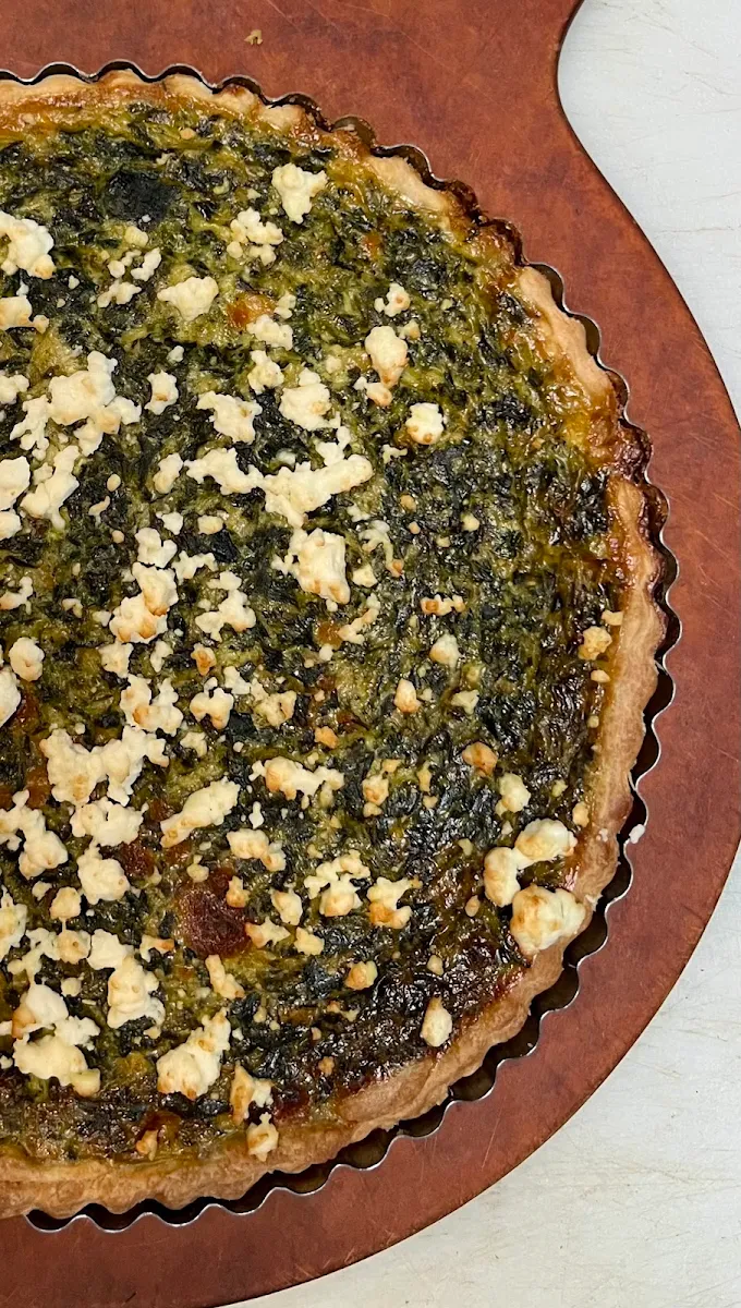 Spinach Quiche, Vogue Café