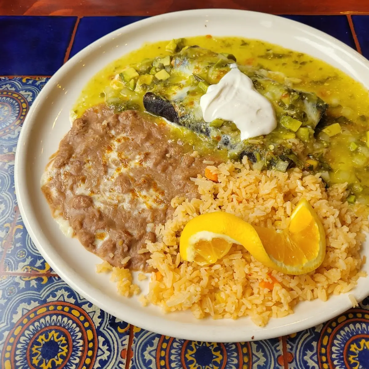 Chile Verde Plate Pork