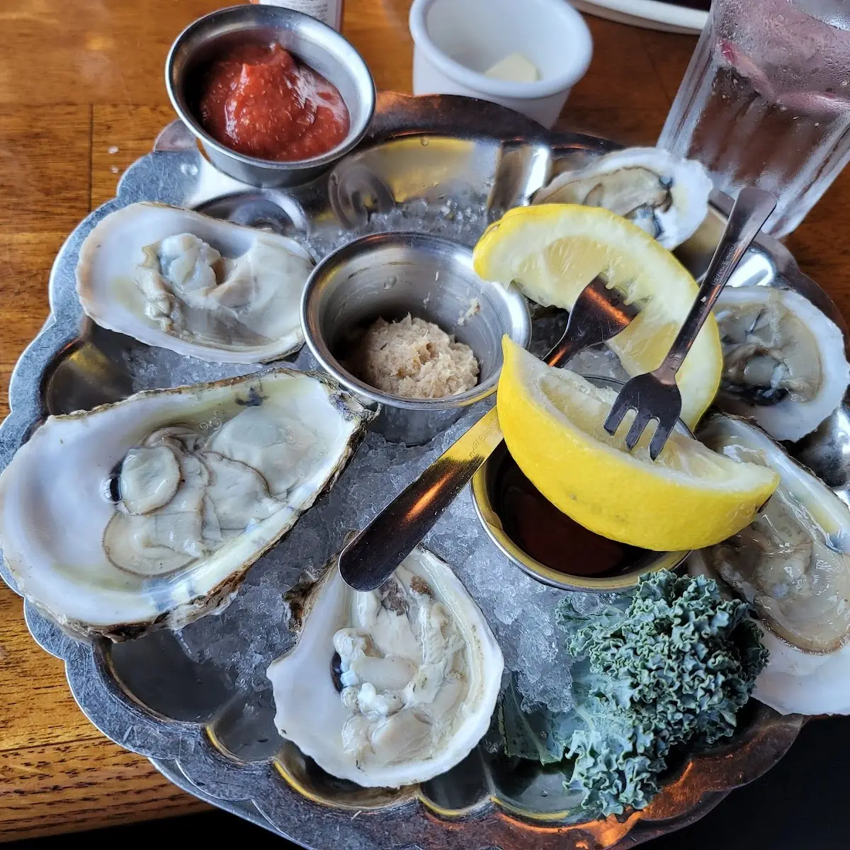 Oysters on the Half Shell Super Fresh