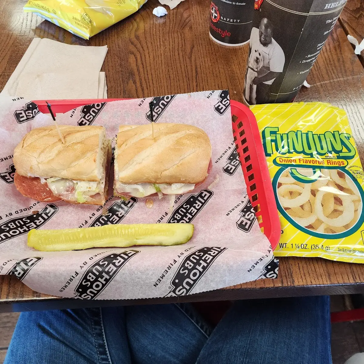 Italian Sub with Pickle and Chips
