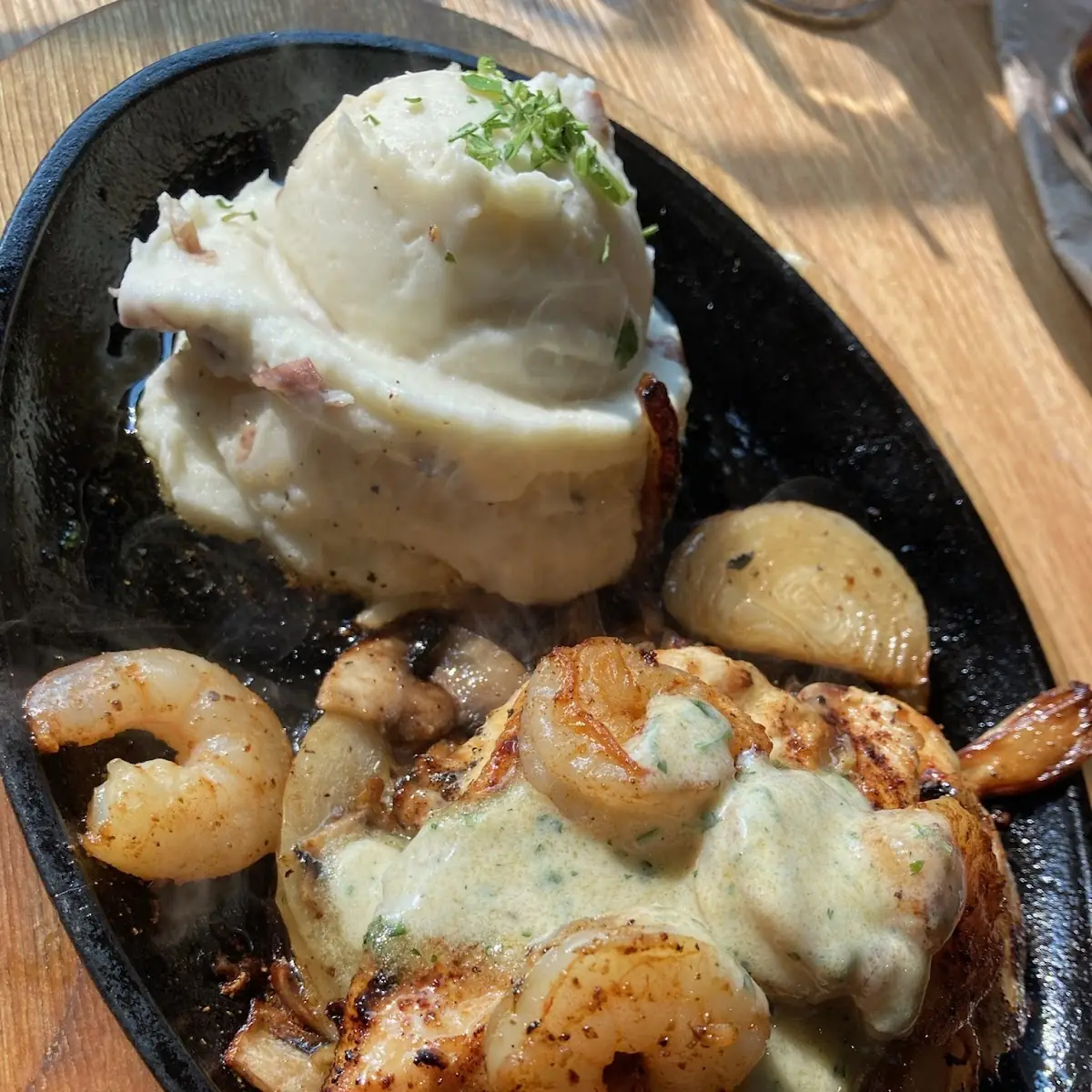 Shrimp 'N Parmesan Sirloin