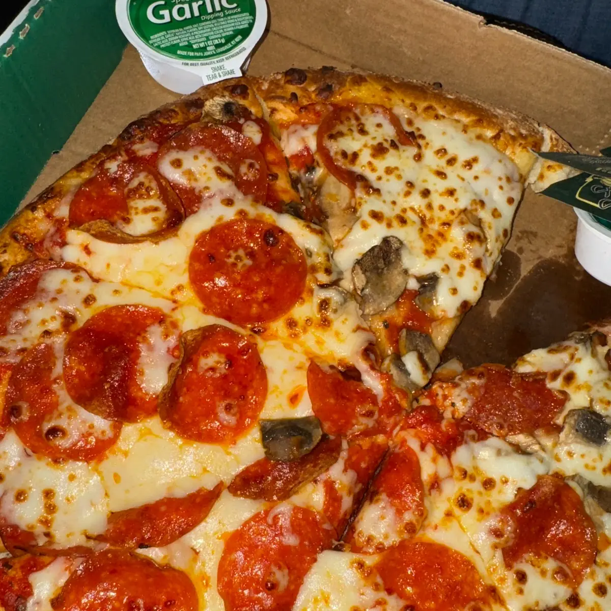 Pepperoni Mushroom Pizza