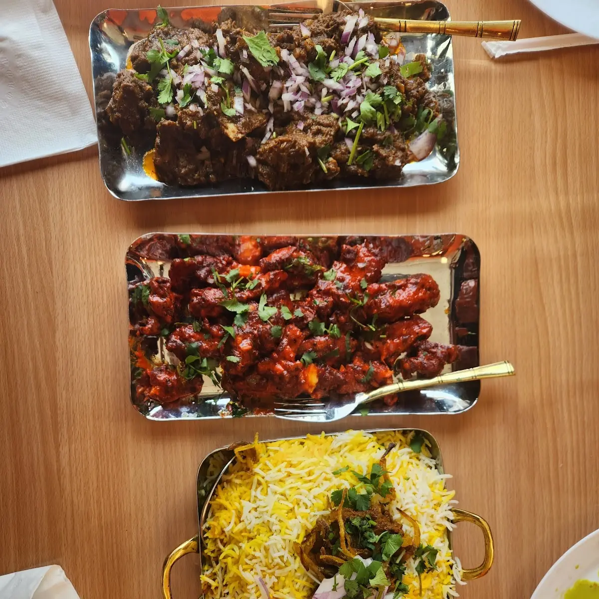 Chicken Biryani with Side Dishes