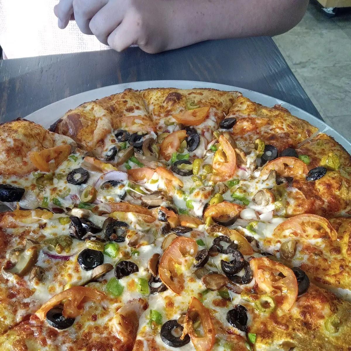 Veggie Pizza with Everything