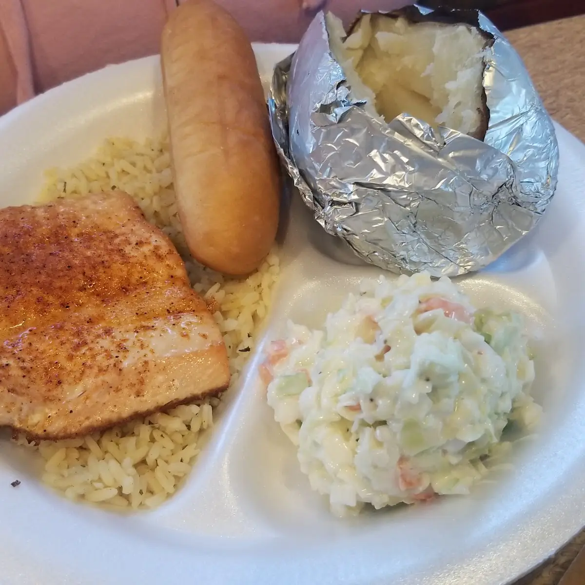 Cajun Salmon Platter