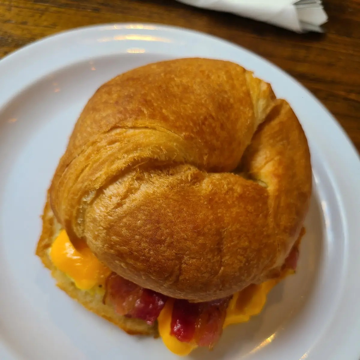 Bacon Egg and Cheese Corissant