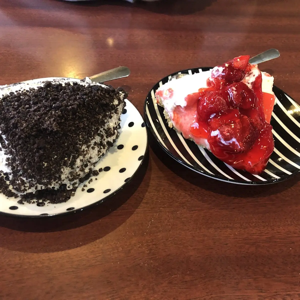 Oreo and Strawberry Cheesecake